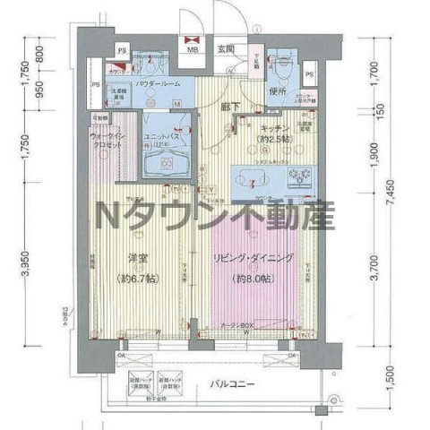 【間取り】 | プレサンス名古屋STATIONビジュ | 間取りです。