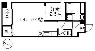 【間取り】 | アリエスサン西新