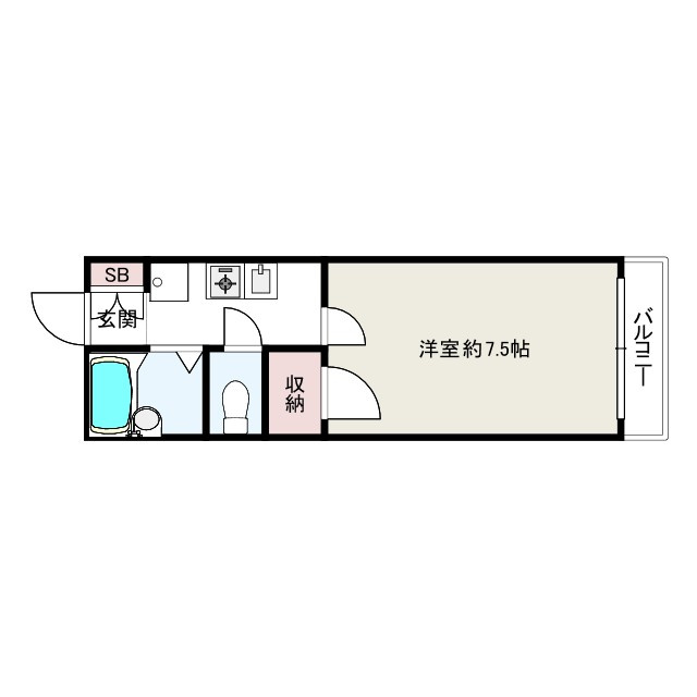 ウイン・ウエストの間取り