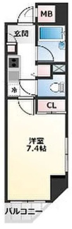 【間取り】 | N’ｓコート139REX新橋 | 間取りです。