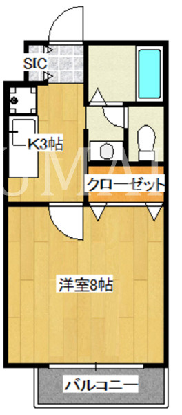 ゴールドパレス粕谷の間取り|間取りです☆