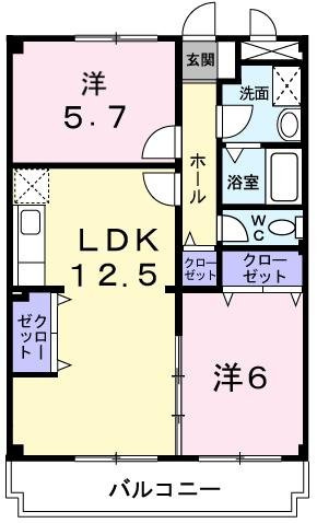 ヴェーデルカーサーの間取り
