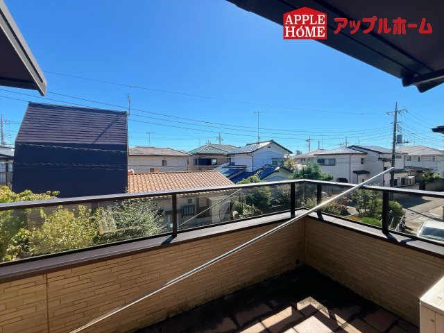 熊谷市新堀　戸建のバルコニー|広々バルコニー