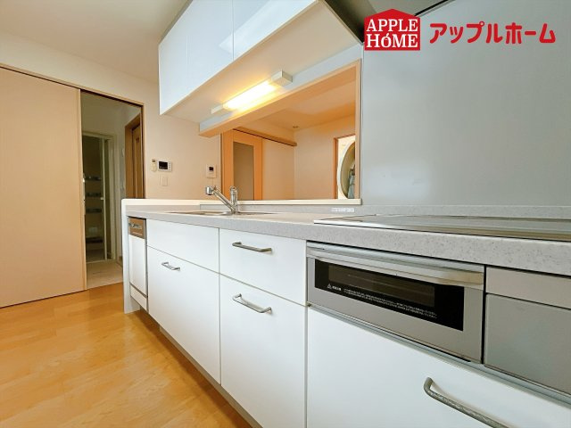 熊谷市新堀　戸建のキッチン|食洗機付システムキッチン