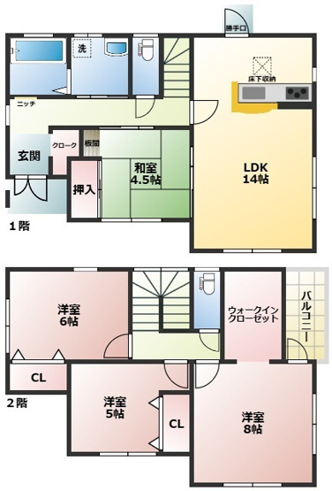【間取り】 | 明石市二見町東二見1167