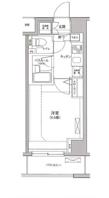 メゾン両国の間取り|間取りです。