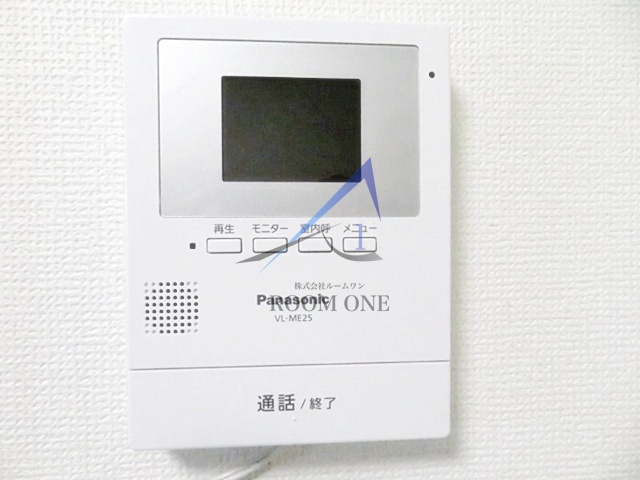 グリーンハウスのセキュリティ|モニター付きインターホンです。