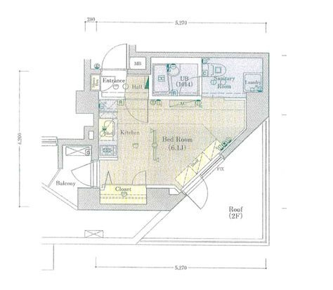 ブライズ新宿中井の間取り|間取りです。