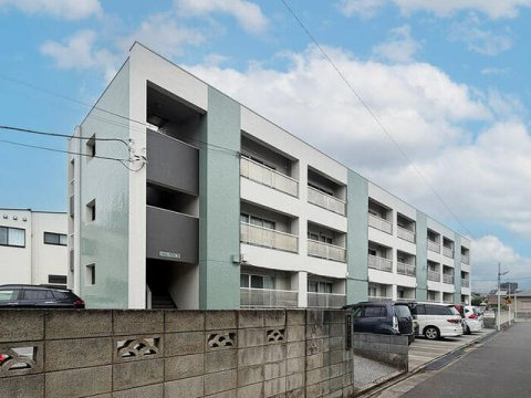 光マンションのバルコニー