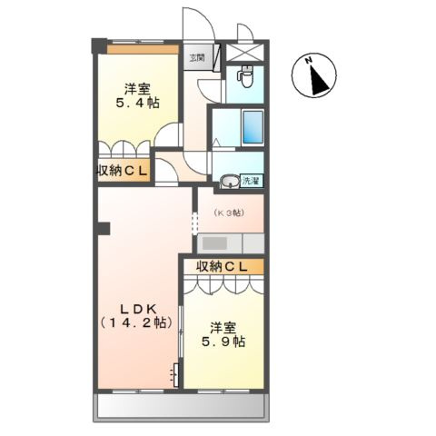 聖心町の館の間取り
