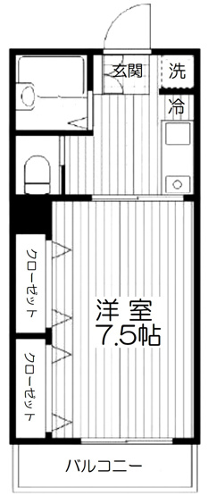 【間取り】 | 寺門レジデンス　15830