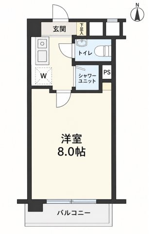 市ヶ谷春日マンションの間取り