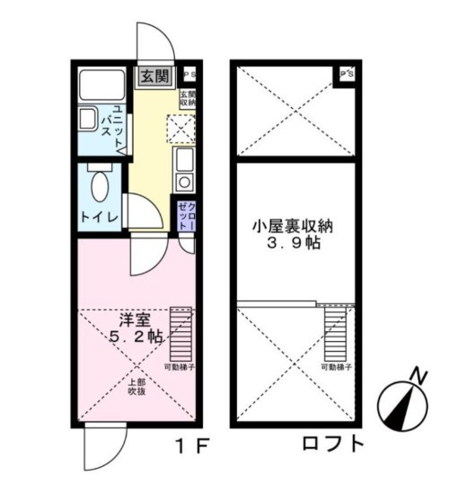 リブ東小岩の間取り