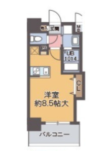 【間取り】 | ラグゼ江戸堀
