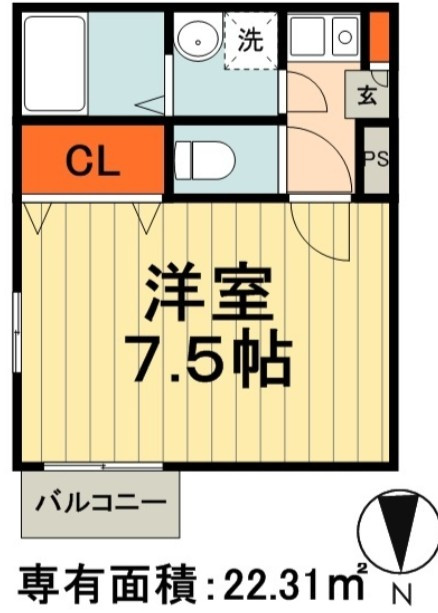 フレシールヴィラの間取り