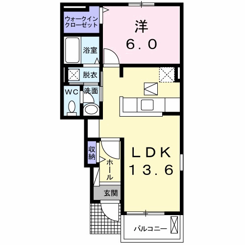 【間取り】 | コンフォール矢三　Ｃ