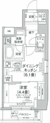 アイル押上ノルドの間取り