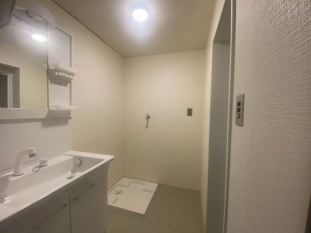 タウンハイツ嵐山の独立洗面台