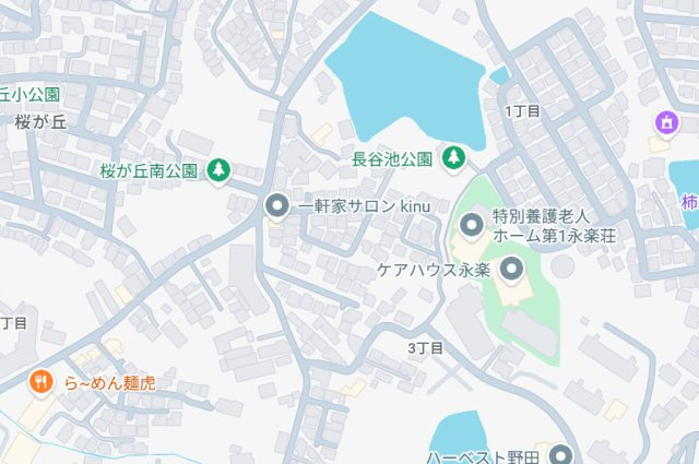泉南郡熊取町新野田　未入居の地図