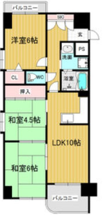 リアライズ荒本の間取り
