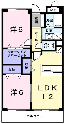コントレイルの間取り