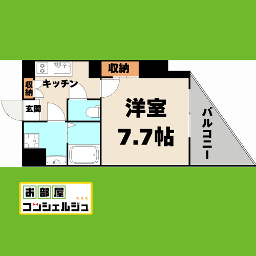 エスリード泉プレステージの間取り