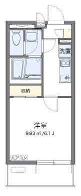 クレイノ栞の間取り