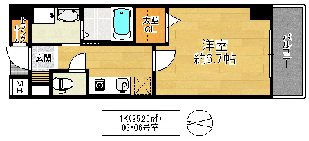 SEDNA鶴見緑地の間取り