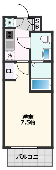 【間取り】 | アドバンス江坂東デパール