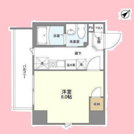 アクシーズグランデ浦和東仲町Sの間取り