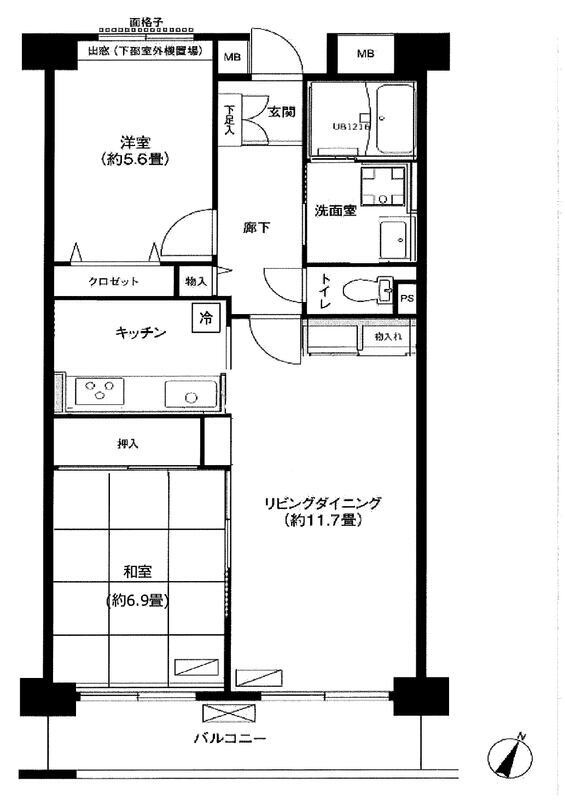 コーポレート浦和別所の間取り