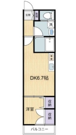 デュオコートの間取り|間取りです。