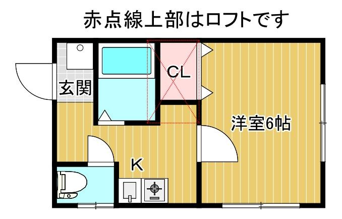 ハイツTOKIOの間取り