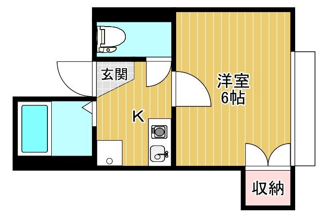 コテージプラネットBの間取り