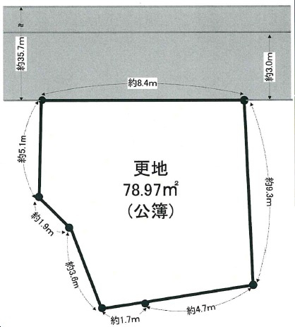 本山北町1丁目の土地図|土地図