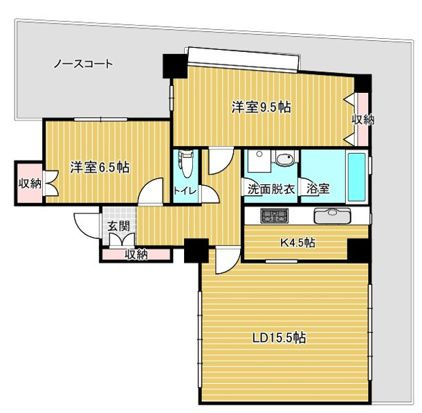 グランメール上原の間取り