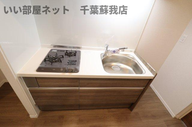 八幡Ａ棟計画のキッチン|キッチンでお料理をお楽しみください