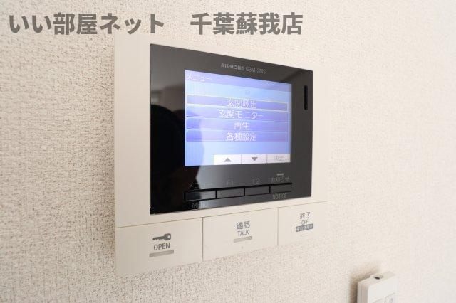 八幡Ａ棟計画のセキュリティ|TVモニターホン付きでセキュリティ面も安心！