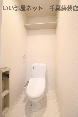 八幡Ａ棟計画のトイレ|清潔感のあるトイレです