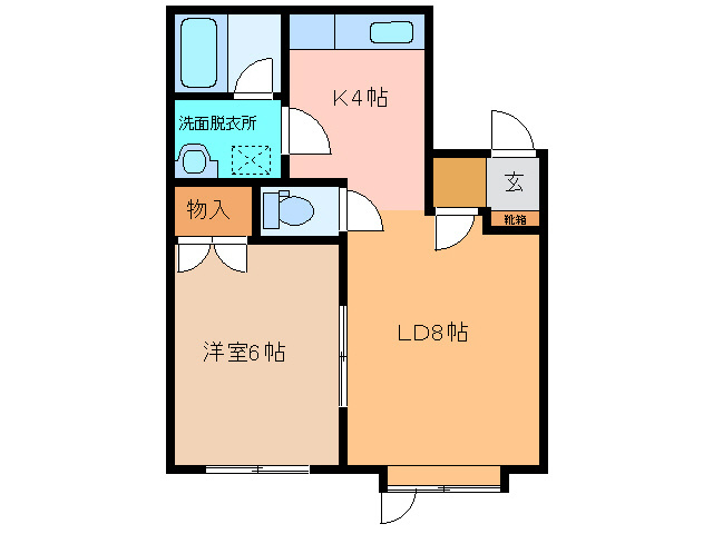 アプローズⅠの間取り