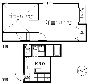 【間取り】 | ポラリス西の丘