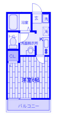 プリマベーラ武蔵浦和の間取り