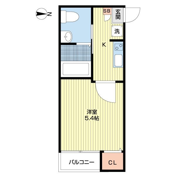 アールズコート東中山の間取り