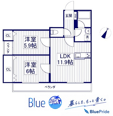 【間取り】 | レジデンス湘南