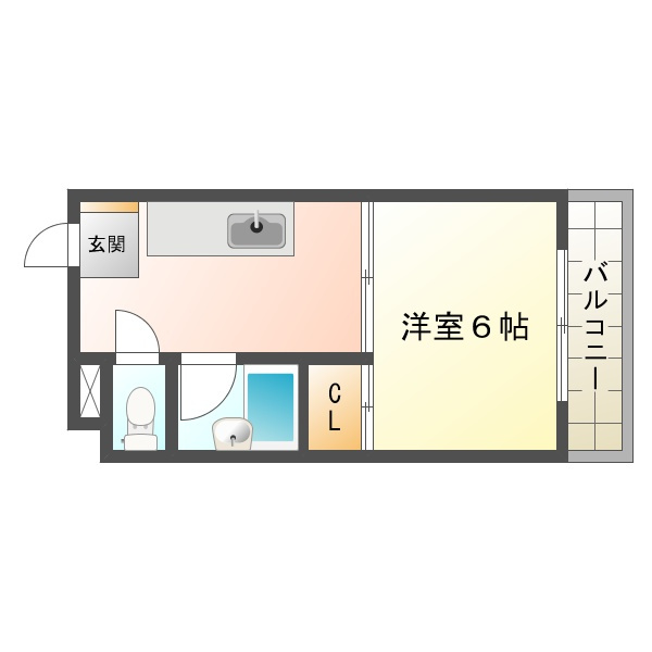 バンドーム大津和の間取り