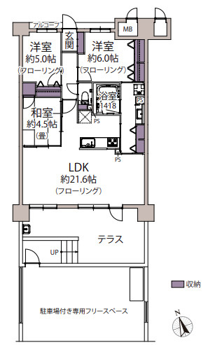 【間取り】 | アルファステイツ箱崎☆仲介手数料無料☆