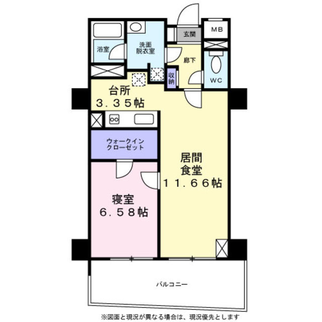 アクトフォルム武蔵小山の間取り