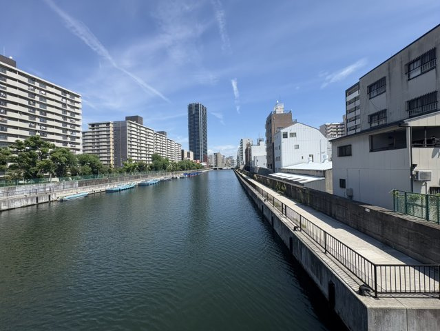 浪速区幸町　売土地の前面道路含む現地写真