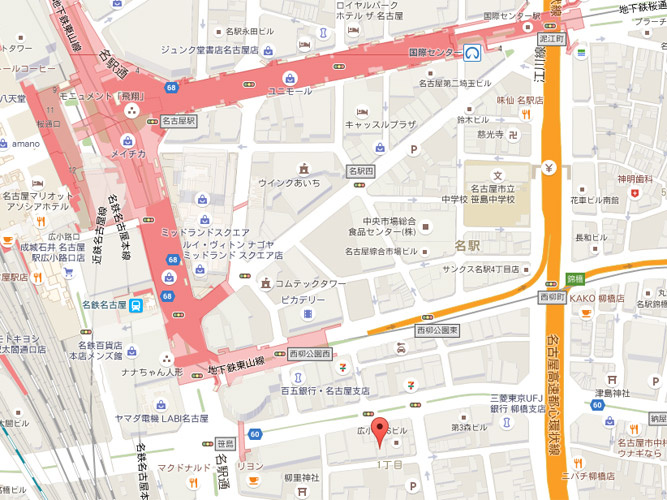 ＳＵＺＵ１　０５ビルの地図
