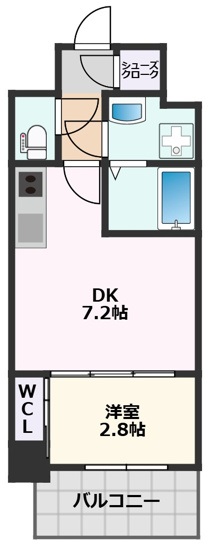 【間取り】 | アドバンス江坂東デパール
